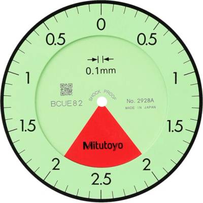 Mitutoyo Úchylkoměr číselníkový analogový s očkem 4/0,01mm iso jednootáčkový mitu-2928a