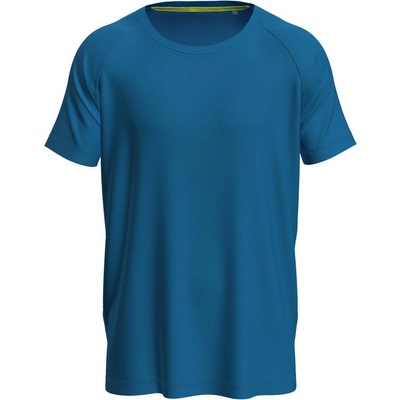 Stedman mesh raglan st8410 / Мъжка спортна риза раглан - кралско синьо (st8410kibl)