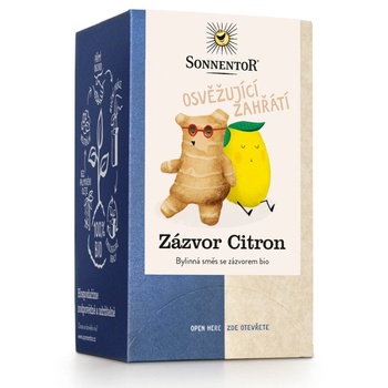 SONNENTOR - Ginger Lemon, порционен чай, БИО, 18 бр