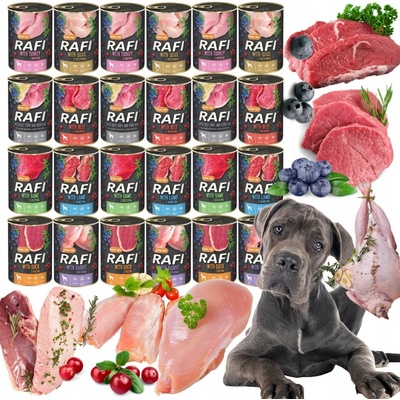 Rafi Dog Classic jehněčí 12 x 800 g
