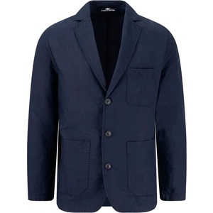 Fynch hatton Сако Fynch hatton Unconstructed Seersucker blazer - Blue (Dark Navy)