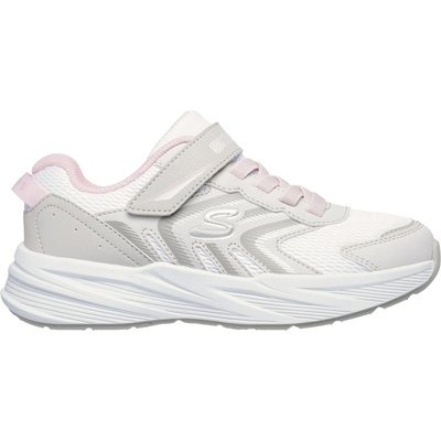 Skechers dievčenská vychádzková obuv MICROSPEC TREAD biela sivá ružová