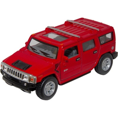 Kinsmart Hummer H2 SUV 2008 červený 1:40