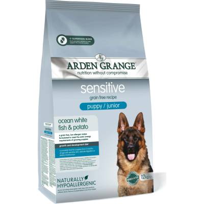 Arden Grange Grain Free Puppy Sensitive Oc.White Fish & Potato 12 kg