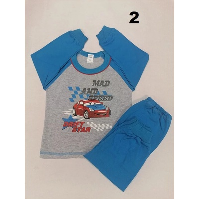 Chlapecké pyžamo Auta modrá