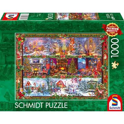 SCHMIDT Vánoční pozdravy 1000 dílků