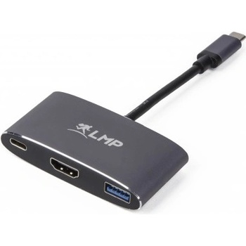 LMP Адаптер за свързване от USB-C към HDMI 4K, USB-C, USB-A - LMP USB-C Multiport Adapter HDMI & USB 3.0 (тъмносив) (15948)