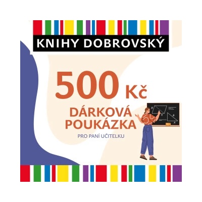 Elektronická dárková poukázka pro učitelku 500 Kč