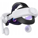 Kiwi Design Q31-SPCU řemínek na hlavu s 6400mAh baterií Meta Quest 3 bílý