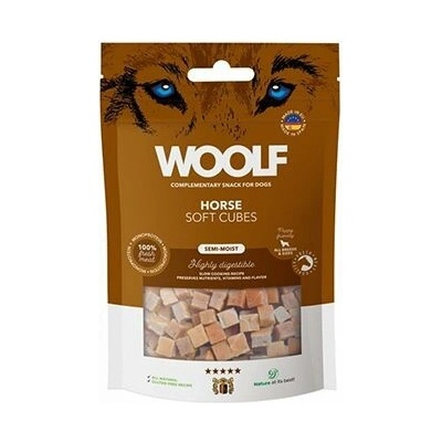 WOOLF Snack WOOLF Cubes poch. Soft Horse 100 g