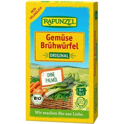 Rapunzel Vývar zeleninový originál čirý v kostce BIO 8 x 10,5 g