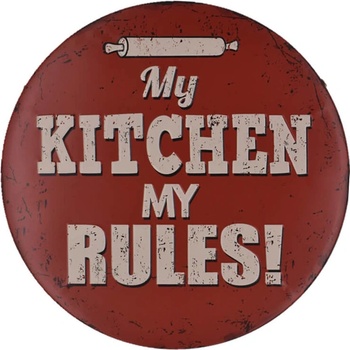 Ceduľa My Kitchen My Rules!