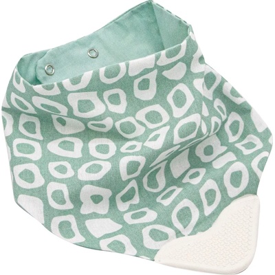 BabyJem Лигавник-бандана с гризалка BabyJem - Зелен (686)