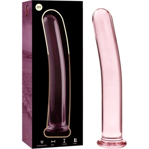  Дилдо от боросиликатно стъкло, 15, 5см. - Nebula Glass Pink 9 (D-235940)