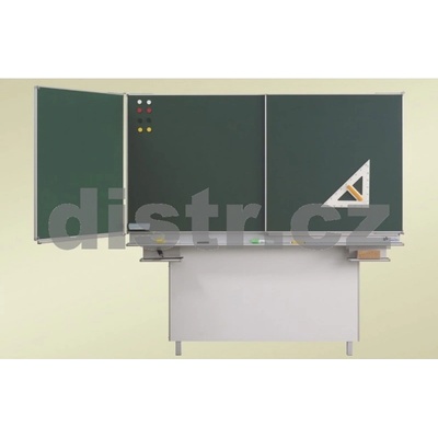 Tabule Degen 200 x 120 cm trojlistá na zdvihovém stojanu