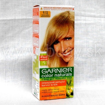 Garnier Color Naturals s dvojitou olivovou starostlivosťou veľmi svetlá blond dúhová 9.13