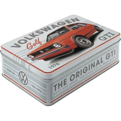 Nostalgic Art Plechová dóza Plechová dóza VW Golf - GTI 1976, 2,5 l
