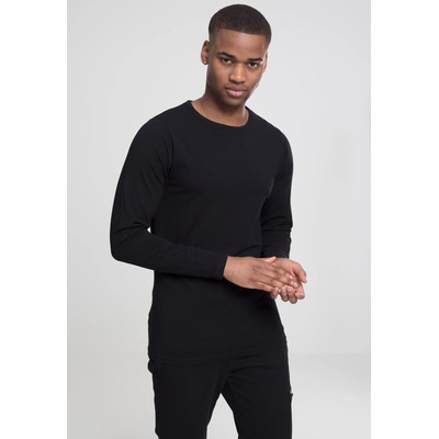 Urban Classics Мъжка блуза в черно Urban Classics Fitted StretchUB-TB816-00007 - Черен, размер S