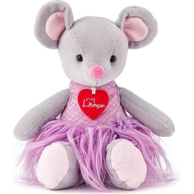 Lumpin Сива мишка Akiko, 30 см