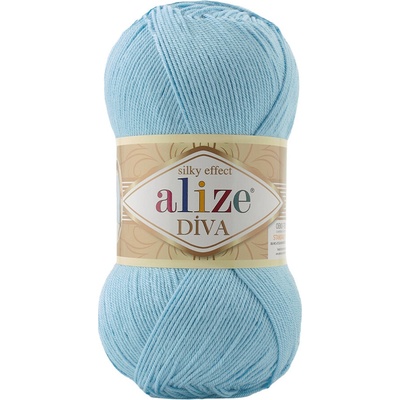 Alize příze Diva 346 světlá tyrkysově modrá