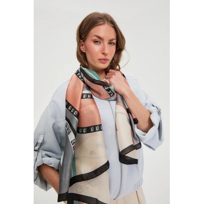 Moodo Щампован шал в мента Moodo Moodo | Zelen | ЖЕНИ | ЕДИН РАЗМЕР