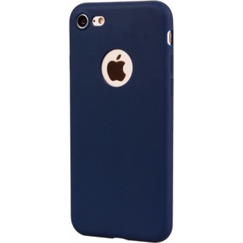 Pouzdro SES Silikonové matné obal s véřezem Apple iPhone SE 2020 - tmavě modré