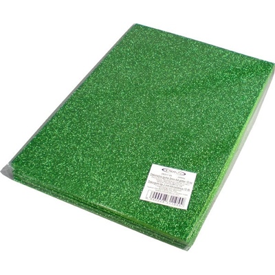 Mosgumi A4 glitter zelený