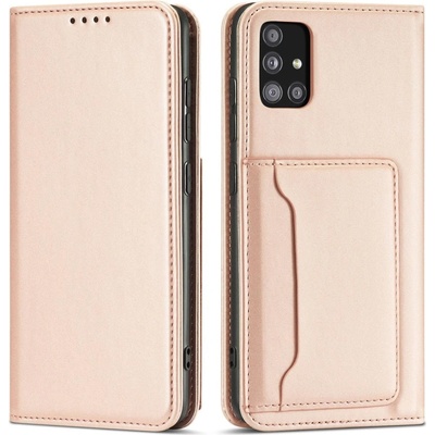 HQWear Калъф с отделение за карти Magnet Card Case за Samsung Galaxy A13 5G, розов (9145576251126)