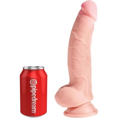 Pipedream King Cock Plus 8" Triple Density Fat Cock with Balls