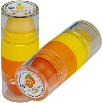 BELSUN Sunlip FP-20 3.2ml*2 Orange + Pineapple lip stick - Clear (Multicolor)