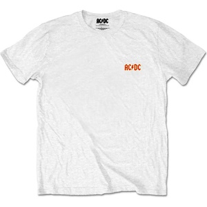 AC/DC Logo (Back Print) White S Риза (ACDCBPTSP02MW01)