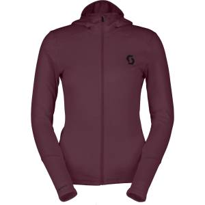Scott Дамско поларено яке Scott Women's Hoody Defined Light Fleece jacket - Cocoa Red - размер XS (105-5675-0911)