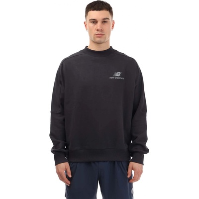 New Balance Блуза New Balance Archive French Terry Crewneck Sweatshirt - Navy