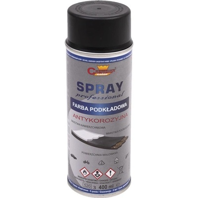 Champion Color Спрей - Грунд за Метал Шампион, Черен, 400мл RAL9011 Champion Color (36165)