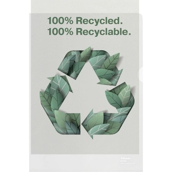 Esselte Genotherm, "L", A4, 100 микрона, оранжева повърхност, ESSELTE "Recycled" 627496 (627496)