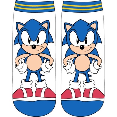 Eplusm Chlapecké ponožky SONIC 3 pack modrobílé Modrobílá