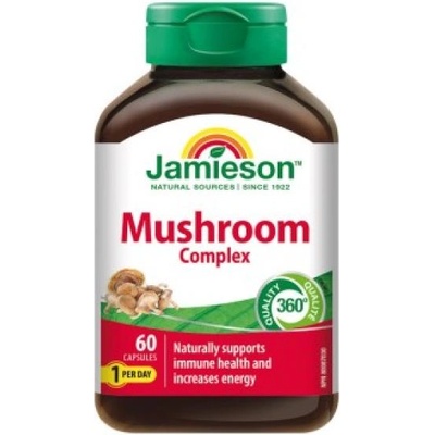 Jamieson Mushroom Complex - Комплекс гъби за холестерол, имунитет и енергия 60 капсули
