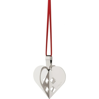 Georg Jensen Vianočná ozdoba Holiday Heart Palladium – zberateľská edícia 2025