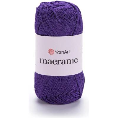 Yarn Art příze Macrame M167 tmavě fialová