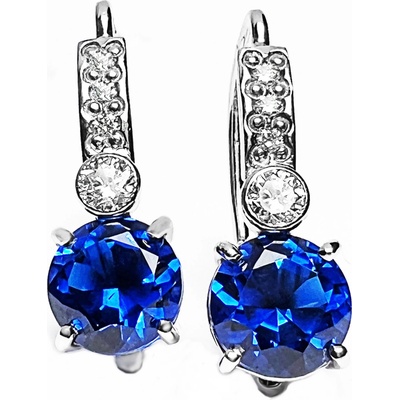 Stuchlík zlaté se safíry a diamanty 023355