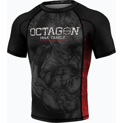 Octagon Мъжка предпазна жилетка Octagon Premium MMA Family black/multicolour
