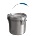 Haschever HR-Бака за пренос на храна 11L Ø24xh24cm (3TTCLK1024003/9160.004) (018997)