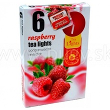 Admit Tea Lights Raspberry 6 ks