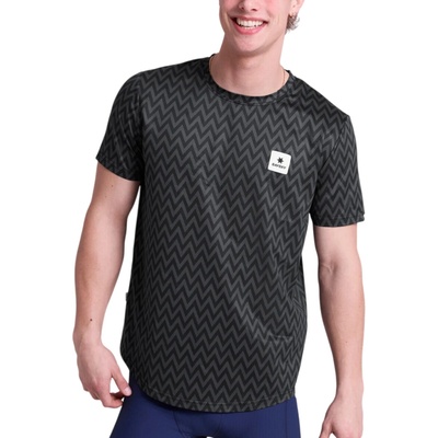 Saysky Zig Zag Combat T-Shirt černá