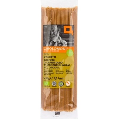 GIROLOMONI špagety celozrnné semolinové BIO 0,5 kg