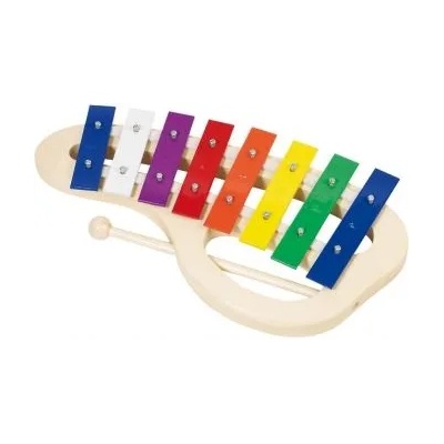 Goki - Детски цветен дървен ксилофон (61979)