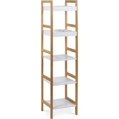 Autronic Bambusový regál 5 políc, 128 cm, DR-013-5, 5 poschodí