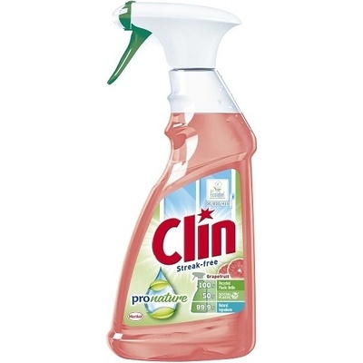 Clin Streak-Free Pronature Grapegruit čistič okien 500 ml