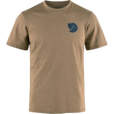 Fjällräven Мъжка тениска Fjällräven Walk With Nature T-Shirt - Suede Brown (216-6076-0313)
