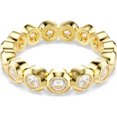 Swarovski Krásny pozlátený prsteň so zirkónmi Imber 5714311